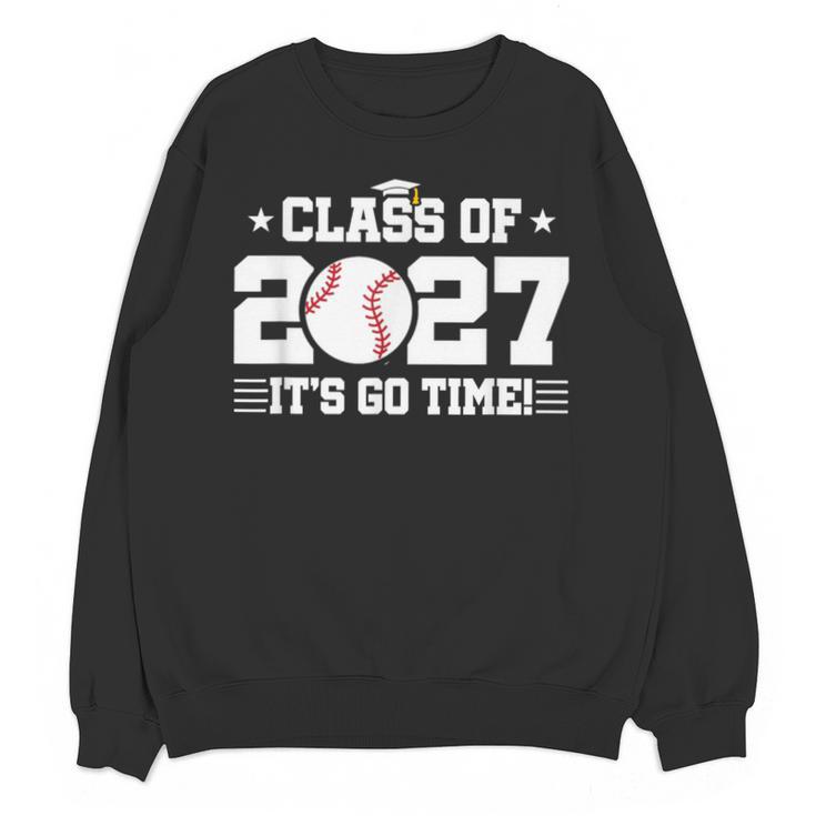 Back To School 2027 Baseball 2027 Graduation Class Of 2027 Unisex Sweatshirt