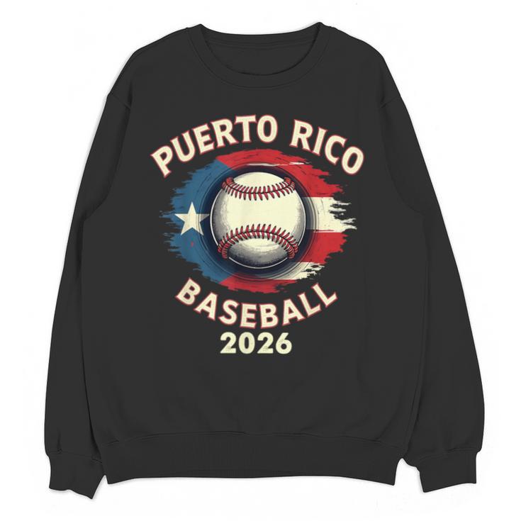 Baseball 2026 Puerto Rico Island Pride Sports Theme Unisex Sweatshirt