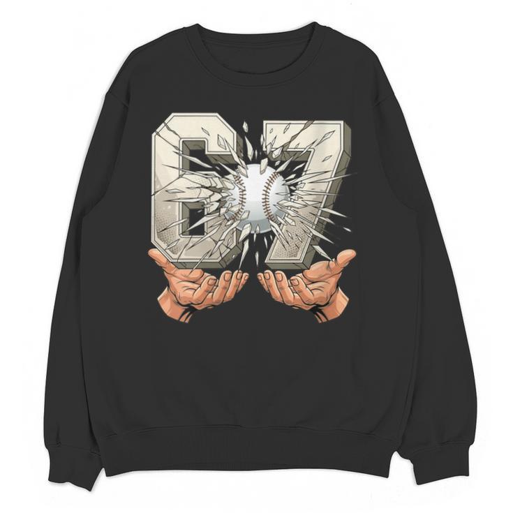 Baseball 67 Six Seven Gen Alpha Meme Unisex Sweatshirt