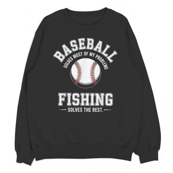 Baseball & Fishing Unisex Sweatshirt