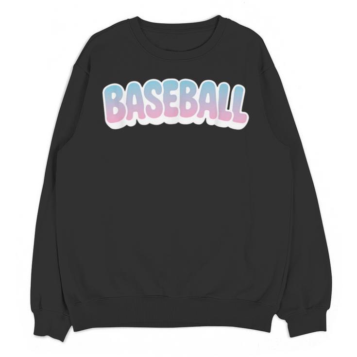 Baseball Bubble Letter Unisex Sweatshirt