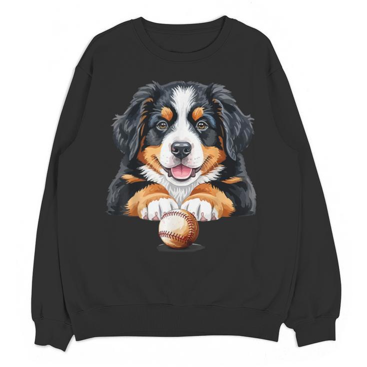 Baseball Dog Men & Women Unisex Sweatshirt