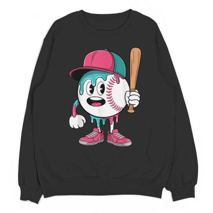 Baseball Drip Boys Ice Cream Youth Unisex Sweatshirt