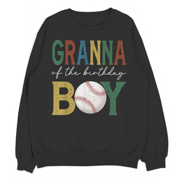 Baseball Granna Of The Birthday Boy Family Matching Unisex Sweatshirt