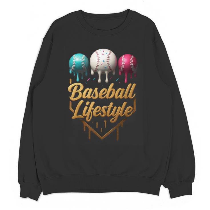 Baseball Lifestyle Drip Unisex Sweatshirt