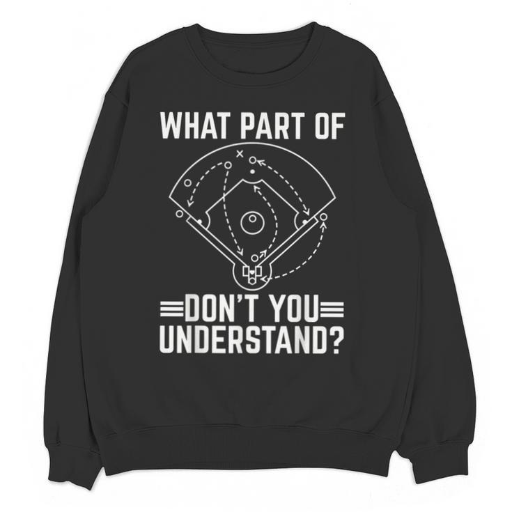 Baseball Math Double Play What Part Of Baseball Game Unisex Sweatshirt