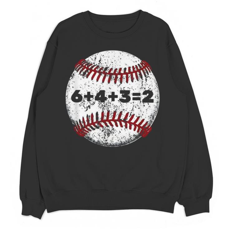 Baseball Red Stitches Sport Graphic 6432 Unisex Sweatshirt
