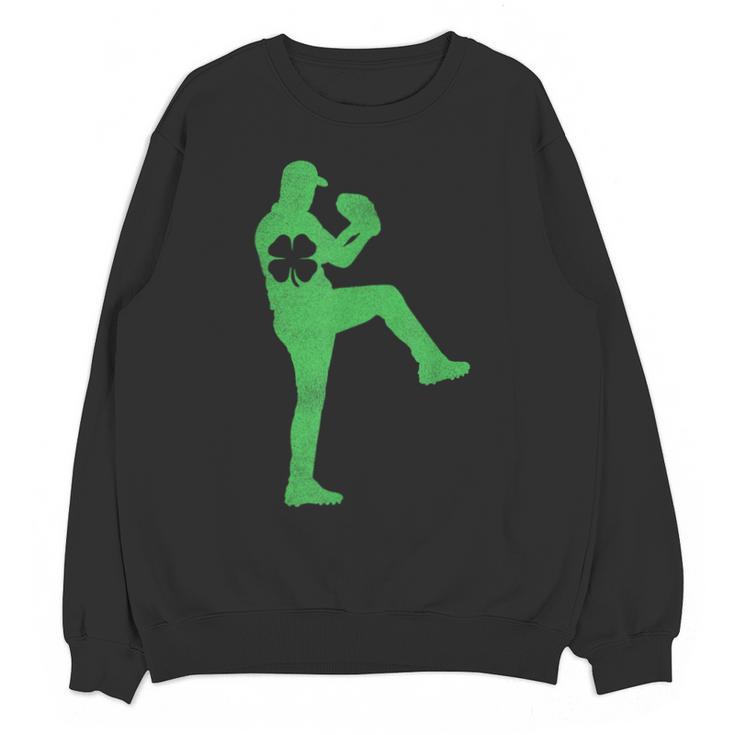 Baseball Shamrock St Patrick's Day Saint Paddy's Unisex Sweatshirt