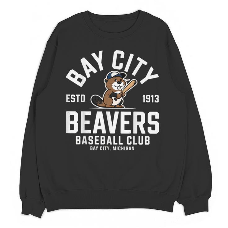 Bay City Beavers Baseball Club Estd 1913 Unisex Sweatshirt