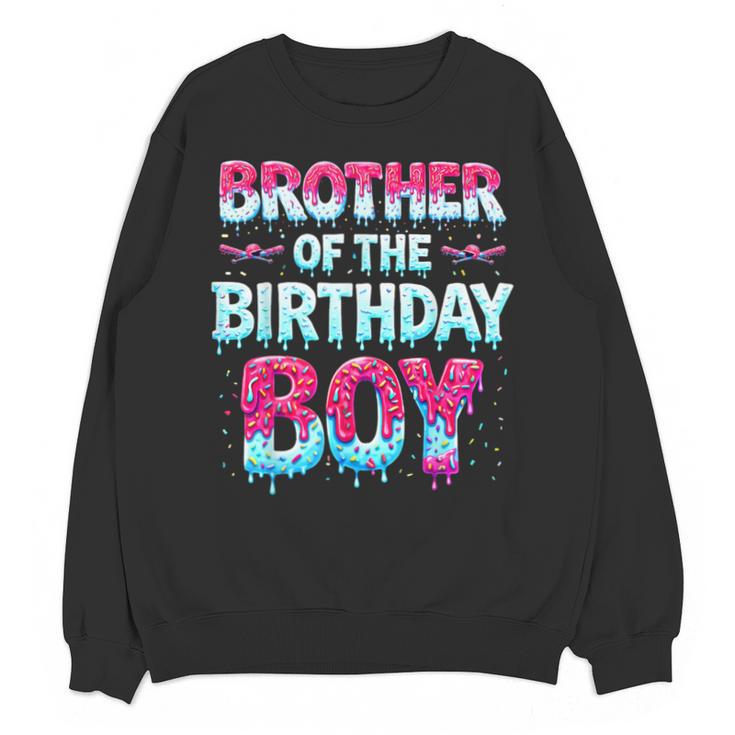 Brother Of The Birthday Boy Ice Cream Baseball Family Party Unisex Sweatshirt