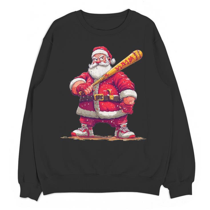 Festive Baseball Bat Costume For Adults And Kids Unisex Sweatshirt