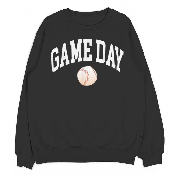 Game Day Baseball Player And Fan Graphic Unisex Sweatshirt