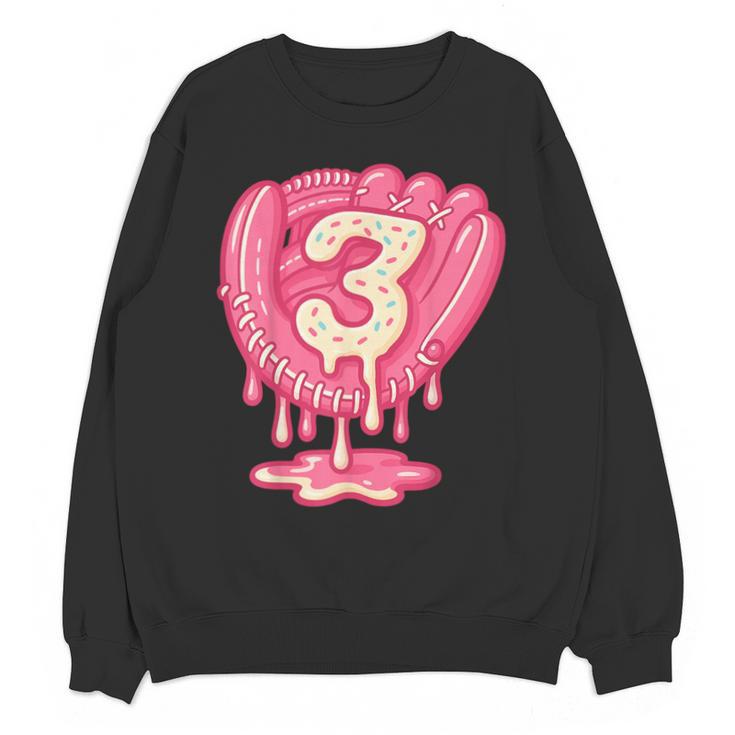Ice Cream Baseball Glove 3rd Birthday Edition Unisex Sweatshirt