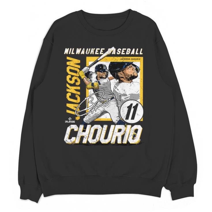 Jackson Chourio Milwaukee MLB Baseball Player MLBJCH203M Unisex Sweatshirt