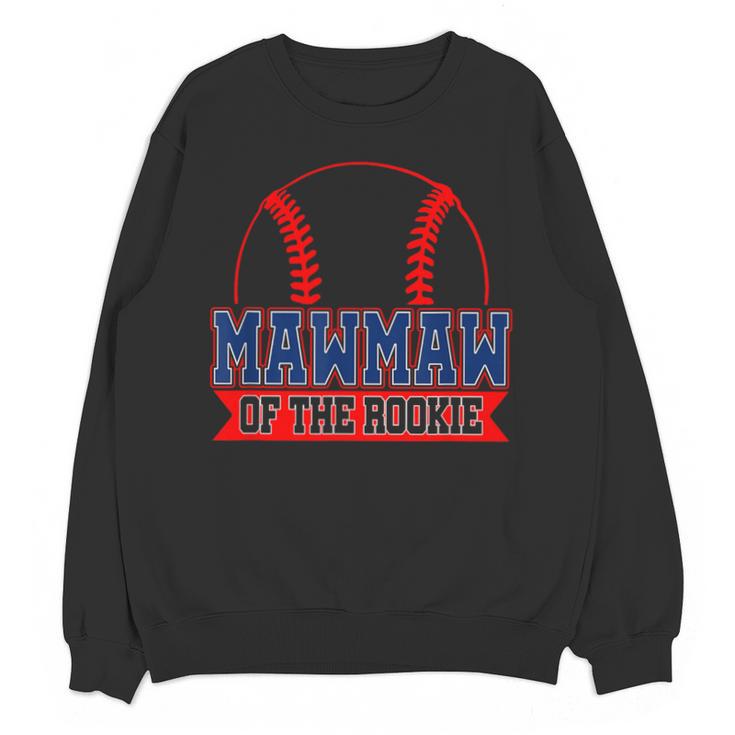Mawmaw Rookie Of Year 1st Birthday Baseball Theme Matching Unisex Sweatshirt