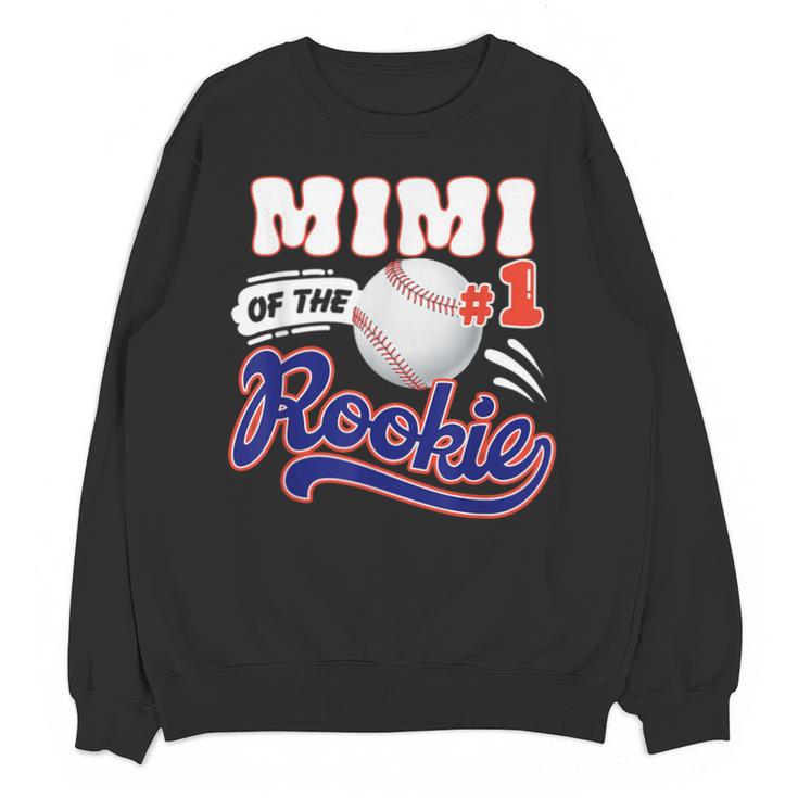 Mimi Rookie Of Year 1st Birthday Baseball Theme Matching Unisex Sweatshirt