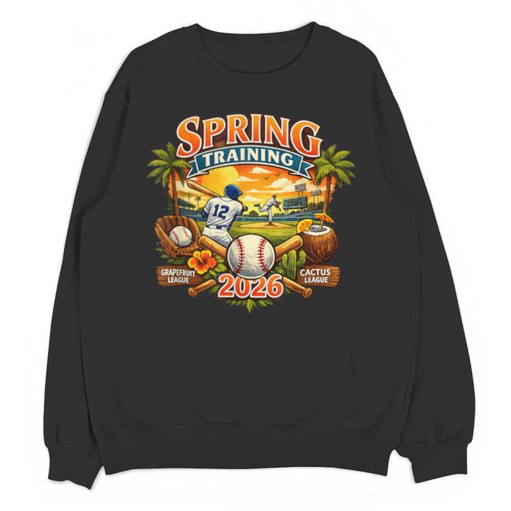 Spring Training 2026 Baseball Vintage Sunset Unisex Sweatshirt