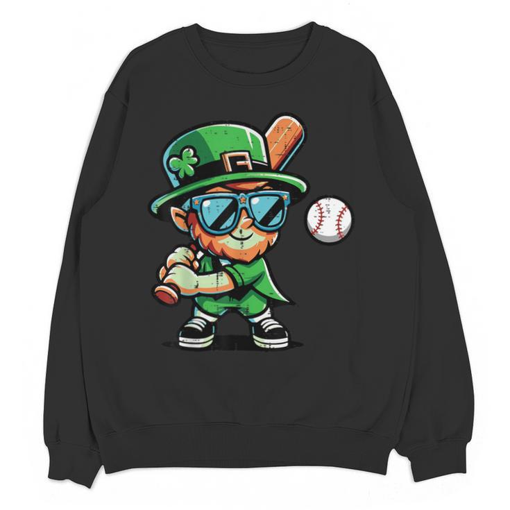 St Patricks Day Leprechaun Baseball Saint Paddys Boys Men Unisex Sweatshirt St Patricks Day Leprechaun Baseball Saint Paddys Boys Men Unisex Sweatshirt