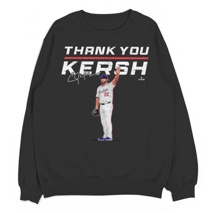 Thank You Kersh Clayton Kershaw Los Angeles Baseball MLBPA Unisex Sweatshirt