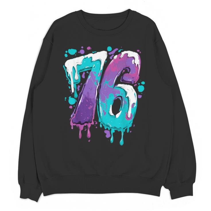 Vintage Baseball 76 Number Unisex Sweatshirt