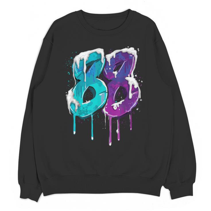 Vintage Baseball 88 Number Unisex Sweatshirt