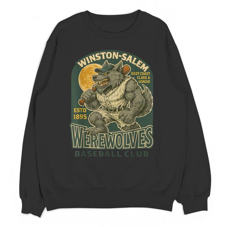 Winston-Salem Werewolves Minor League Baseball Club Unisex Sweatshirt