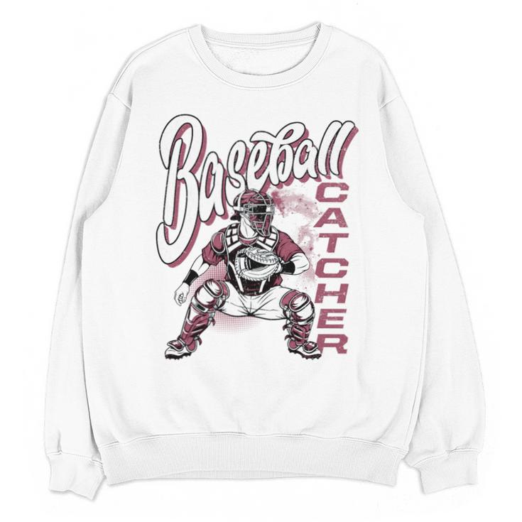 Baseball Catcher Gear Home Plate Premium Tri-Blend Unisex Sweatshirt