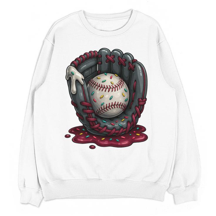 Baseball Drip Team For Boys And Girls Ice Cream Cool Premium Tri-Blend Unisex Sweatshirt