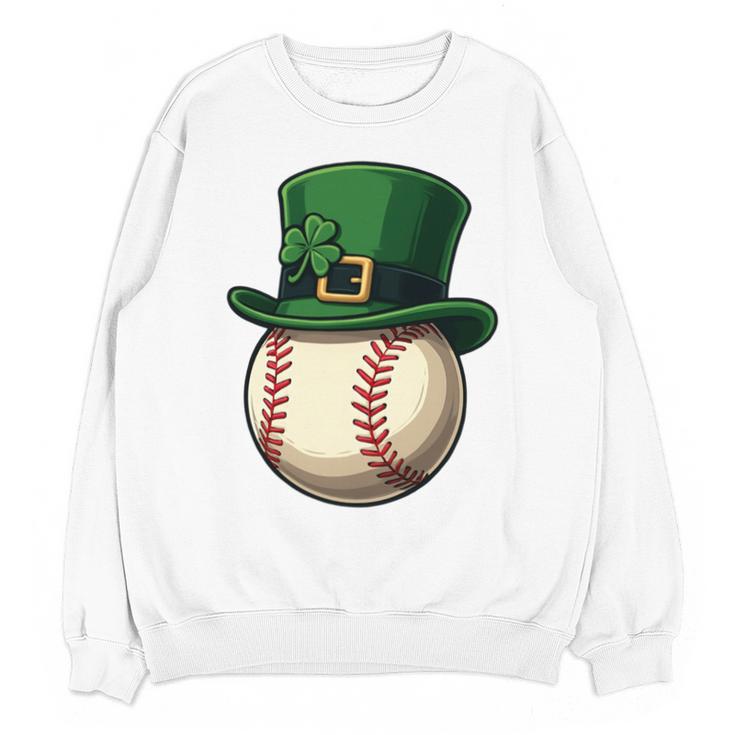 Baseball Leprechaun Hat Saint Patrick Retro Unisex Sweatshirt
