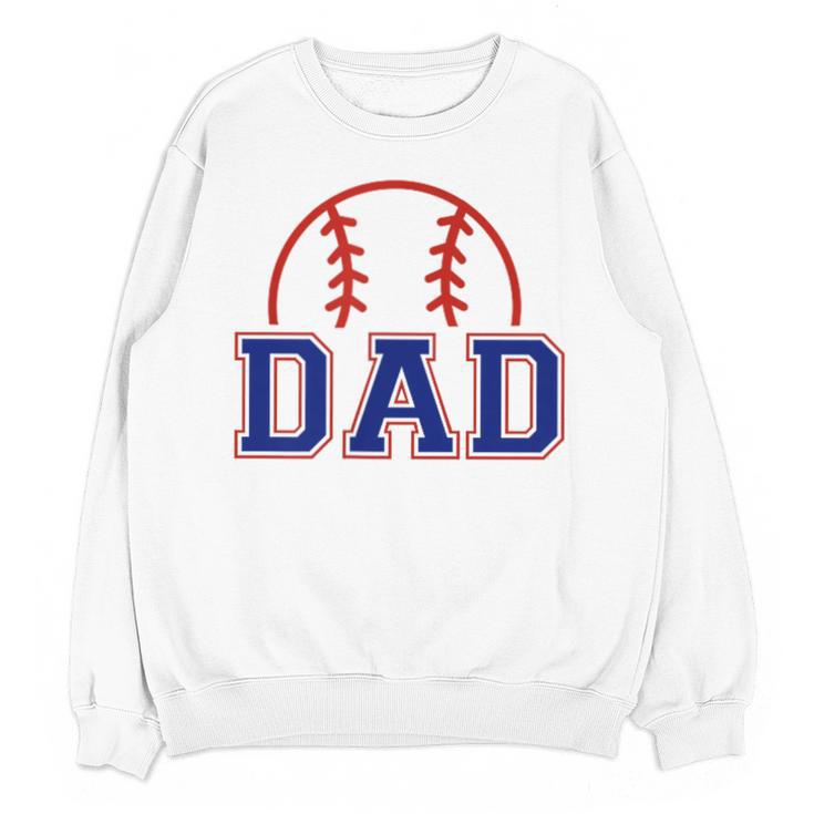 Dad Of Rookie 1st Birthday Baseball Boy Family Matching Unisex Sweatshirt