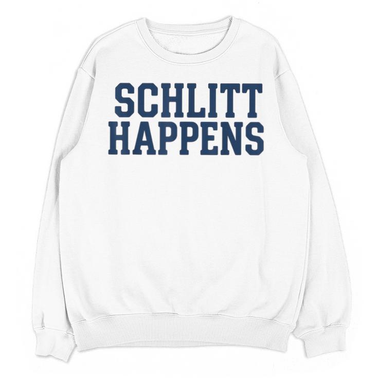 Schlitt Happens NY Bronx I Heart Baseball Apparel Unisex Sweatshirt