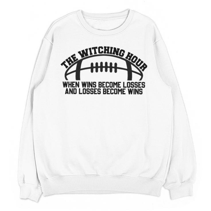The Witching Hour When Wins Become Losses Baseball Premium Tri-Blend Unisex Sweatshirt