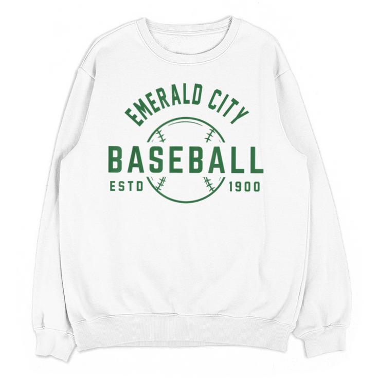 Wizard Of Oz Emerald City Baseball Costume Halloween Unisex Sweatshirt