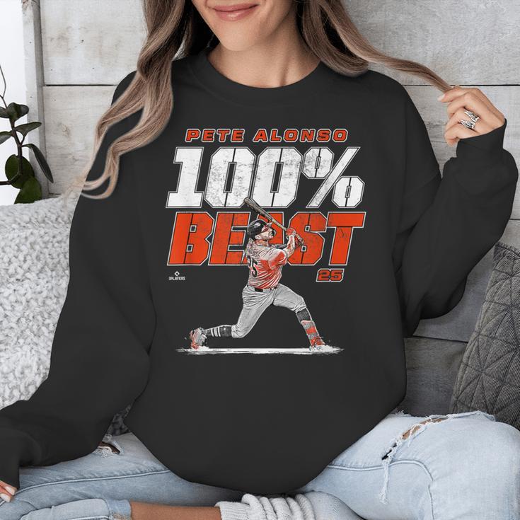 100 Beast Pete Alonso Baltimore Baseball MLBPA Unisex Sweatshirt 100 Beast Pete Alonso Baltimore Baseball MLBPA Unisex Sweatshirt