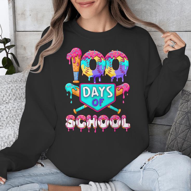 100 Days Of School Baseball Boys Kids Unisex Sweatshirt 100 Days Of School Baseball Boys Kids Unisex Sweatshirt