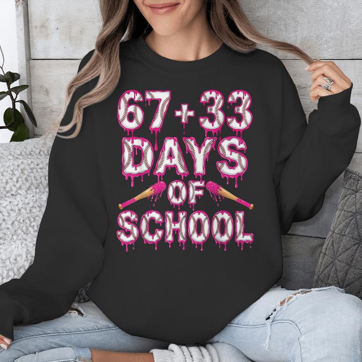 100 Days Of School Baseball Boys Six Seven Drip 100th Day Unisex Sweatshirt 100 Days Of School Baseball Boys Six Seven Drip 100th Day Unisex Sweatshirt