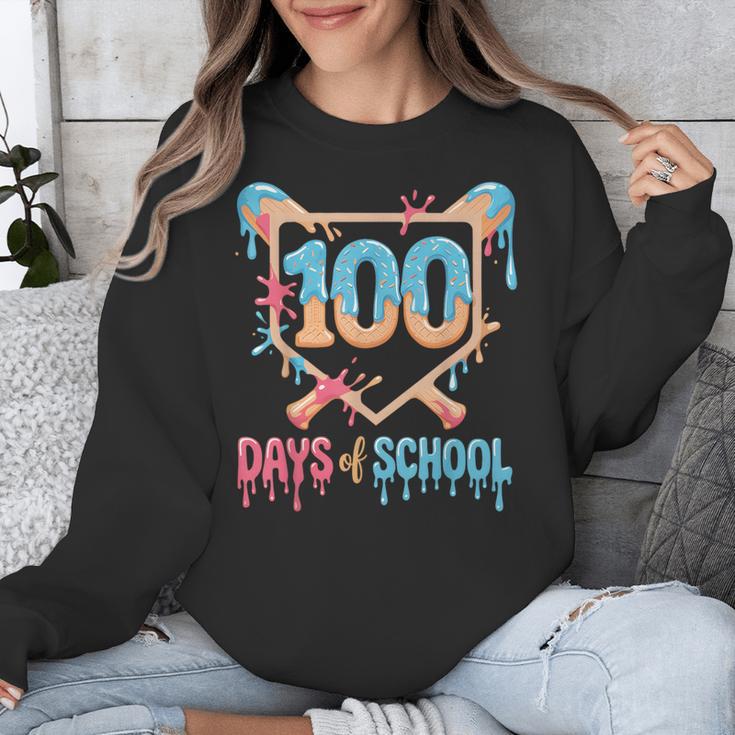 100 Days Of School Baseball Drip 100 Days Of School Unisex Sweatshirt 100 Days Of School Baseball Drip 100 Days Of School Unisex Sweatshirt