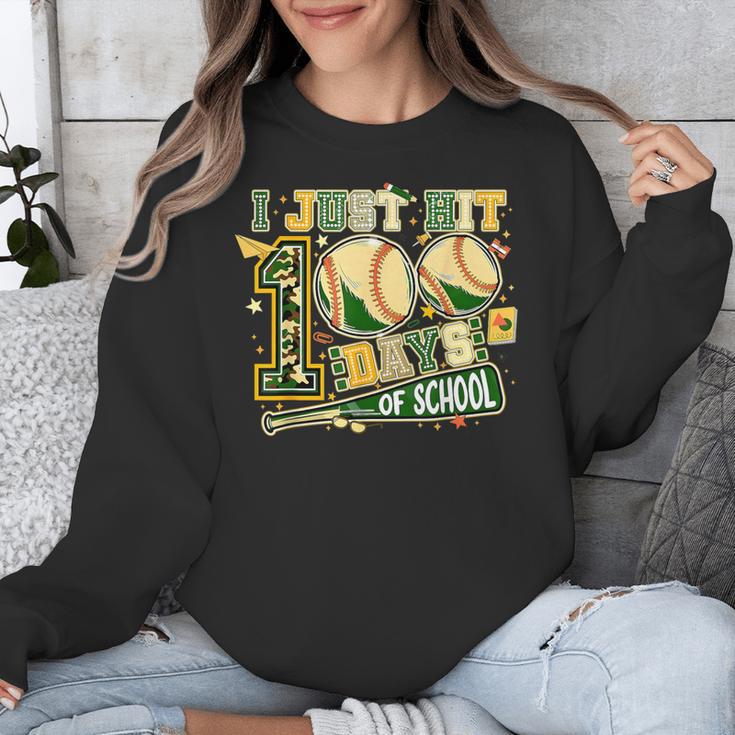 100 Days Of School Baseball I Just Hit 100 Days Boy COUNSELO Unisex Sweatshirt 100 Days Of School Baseball I Just Hit 100 Days Boy COUNSELO Unisex Sweatshirt