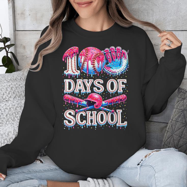100 Days Of School Baseball Lover Donut Drip Boy Girl Unisex Sweatshirt 100 Days Of School Baseball Lover Donut Drip Boy Girl Unisex Sweatshirt