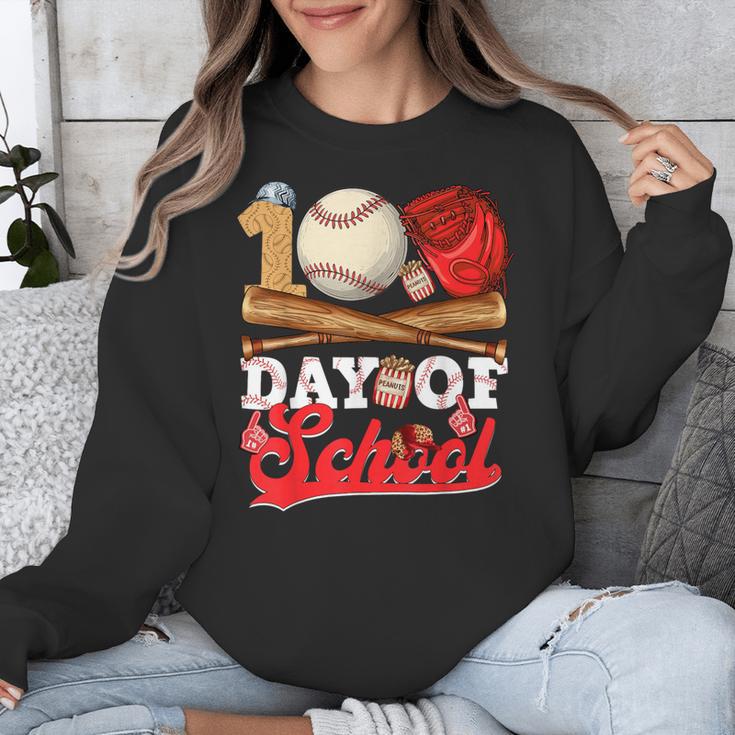 100 Days Of School Baseball Player Sports Game Teacher Kid Unisex Sweatshirt 100 Days Of School Baseball Player Sports Game Teacher Kid Unisex Sweatshirt