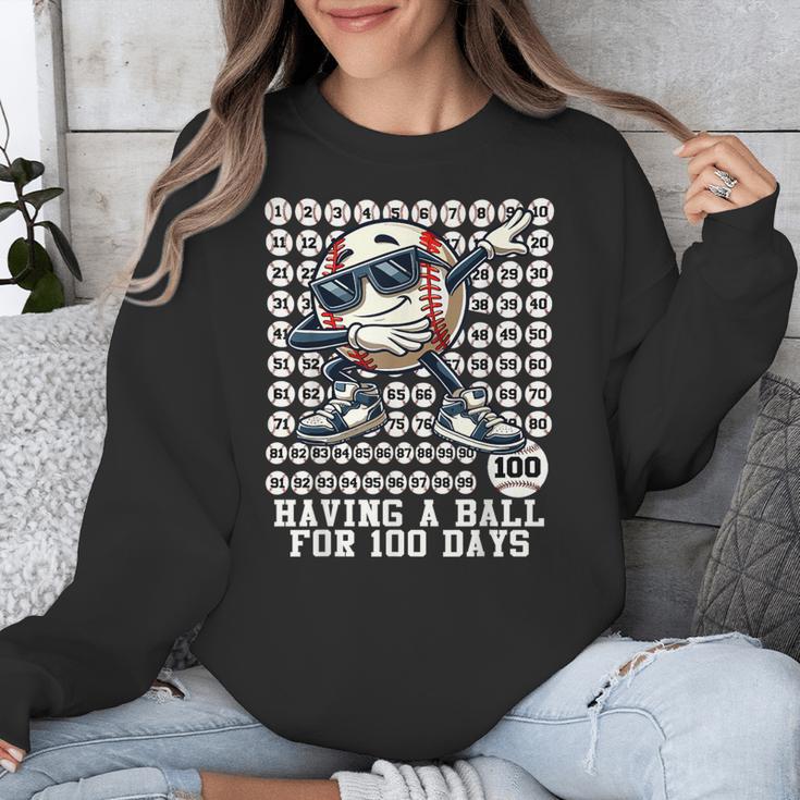 100 Days Of School Boys Dabbing Baseball 100th Day Of School Unisex Sweatshirt 100 Days Of School Boys Dabbing Baseball 100th Day Of School Unisex Sweatshirt