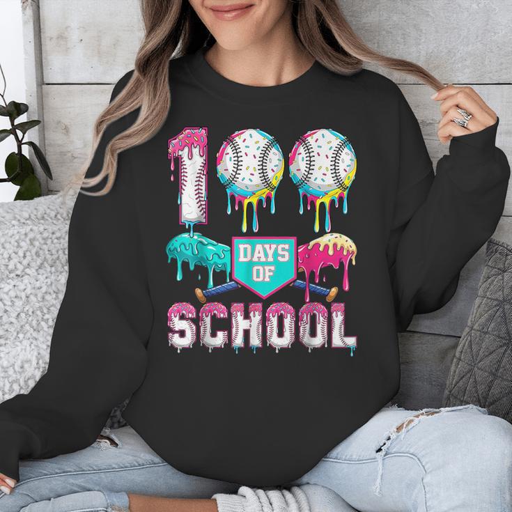 100 Days Of School Boys Kids 100th Day Of School Baseball Unisex Sweatshirt 100 Days Of School Boys Kids 100th Day Of School Baseball Unisex Sweatshirt