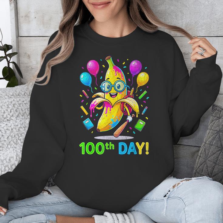 100th Day Of School Banana Baseball Drip For Kids Youth Girl Unisex Sweatshirt 100th Day Of School Banana Baseball Drip For Kids Youth Girl Unisex Sweatshirt