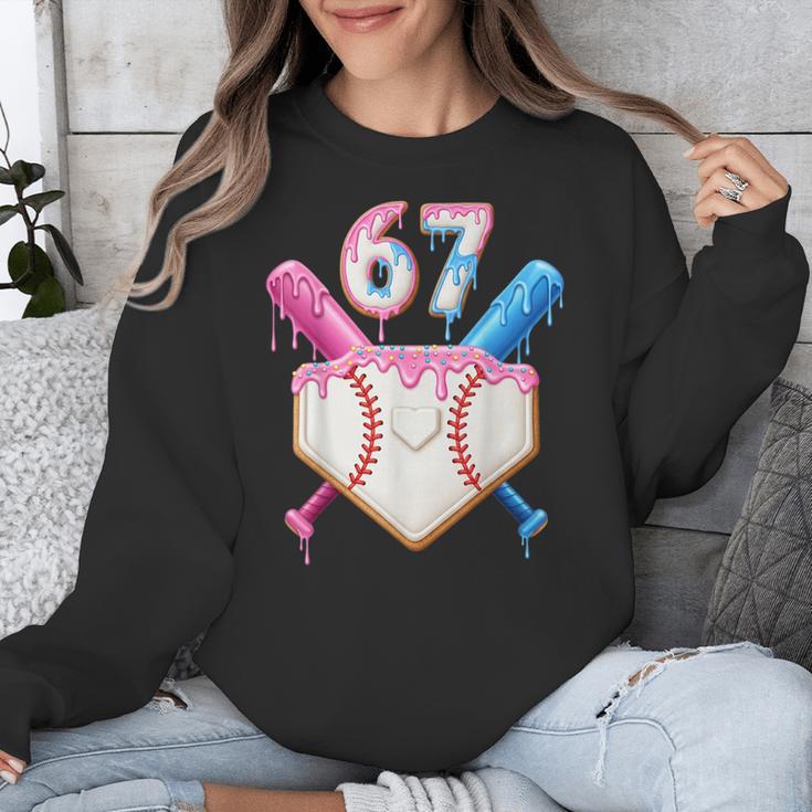 6 7 Baseball Dripping Six Seven Gen Alpha Slang Unisex Sweatshirt 6 7 Baseball Dripping Six Seven Gen Alpha Slang Unisex Sweatshirt