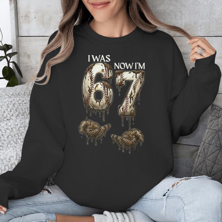 I Was 6 Now I'm 7 Baseball 6 7 Birthday Boys Girls Unisex Sweatshirt I Was 6 Now I'm 7 Baseball 6 7 Birthday Boys Girls Unisex Sweatshirt