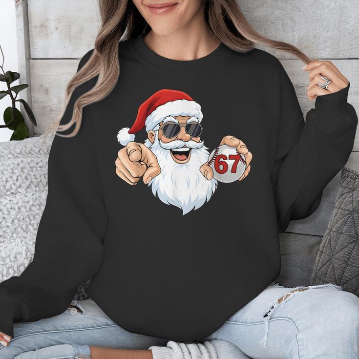 67 Baseball Santa Six Seven Meme Christmas Men Women Kids Unisex Sweatshirt 67 Baseball Santa Six Seven Meme Christmas Men Women Kids Unisex Sweatshirt