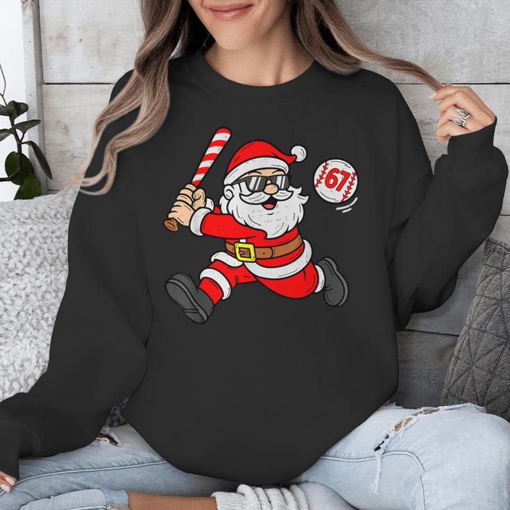 67 Baseball Santa Six Seven Meme Christmas Sport Men Boy Kid Unisex Sweatshirt 67 Baseball Santa Six Seven Meme Christmas Sport Men Boy Kid Unisex Sweatshirt