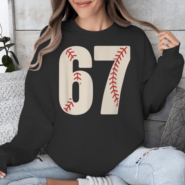 67 Baseball Six Seven 6 7 Meme 67 Unisex Sweatshirt 67 Baseball Six Seven 6 7 Meme 67 Unisex Sweatshirt