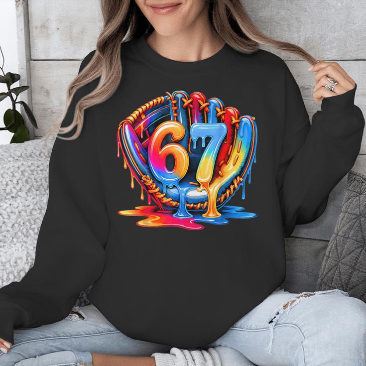 67 Drip Baseball Life Style 101 Apparel Youth Drip Kids Meme Unisex Sweatshirt