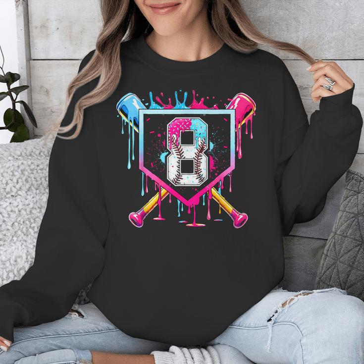 8th Birthday Boys Baseball Ice Cream Drip Boys Baseball Unisex Sweatshirt 8th Birthday Boys Baseball Ice Cream Drip Boys Baseball Unisex Sweatshirt